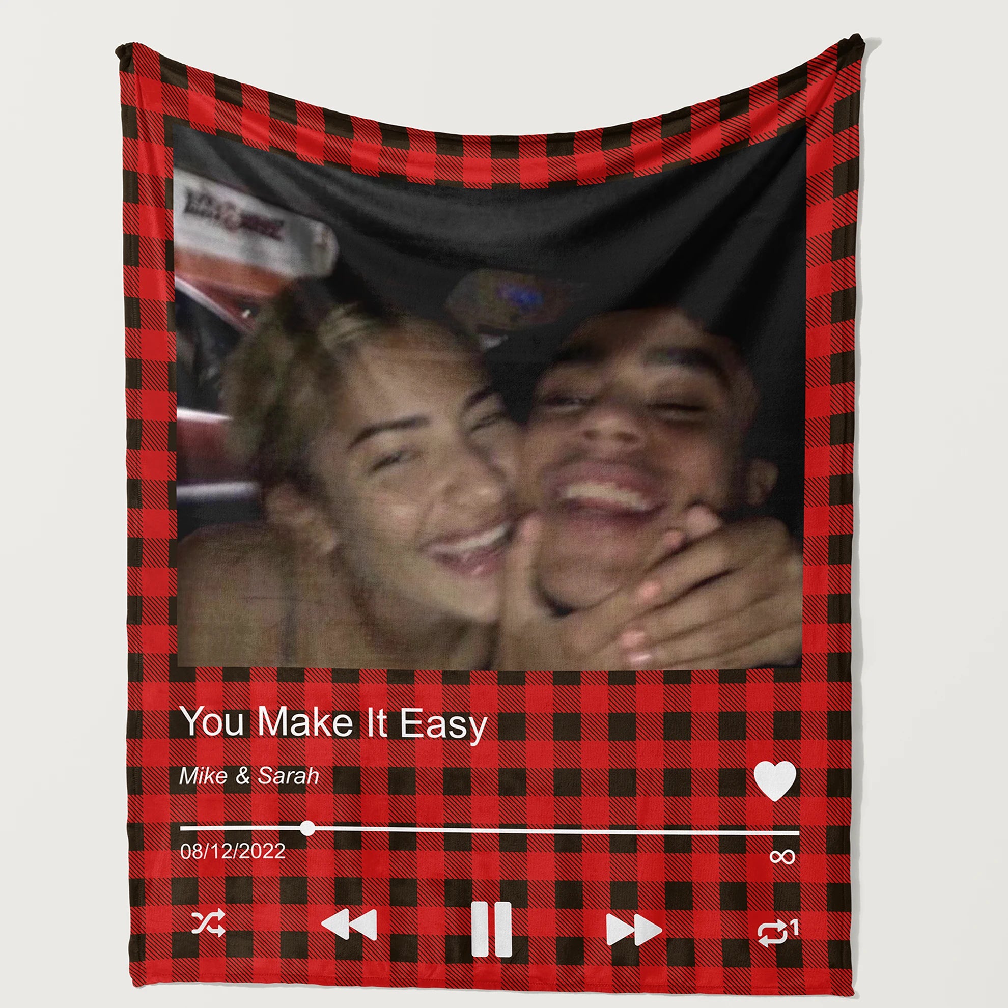 Custom Song Love Blanket