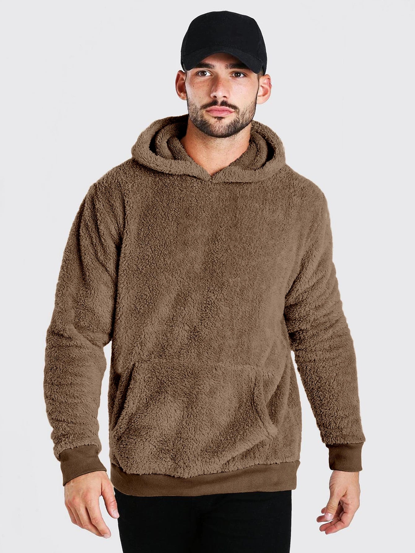 The Original Fluffy Hoodie - Brown