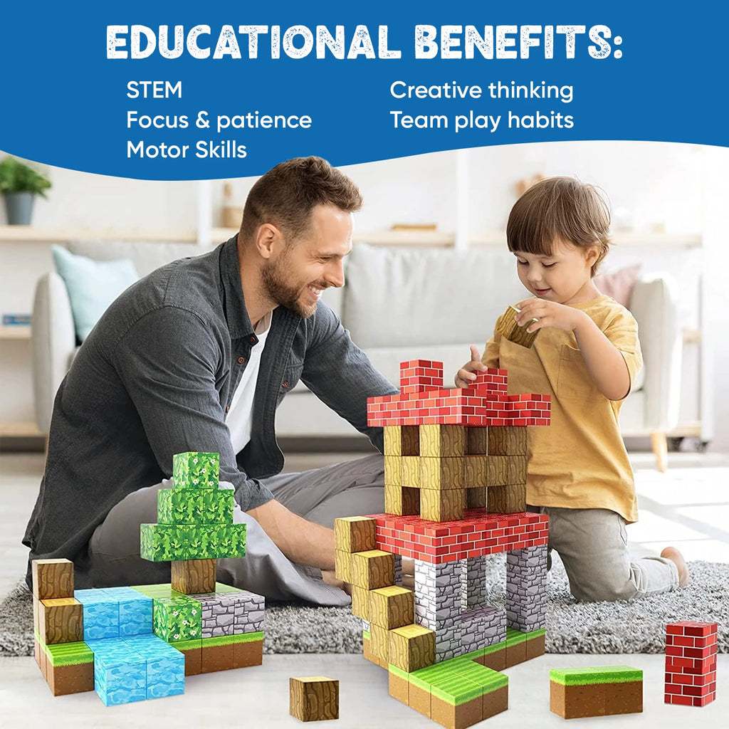 STEM Learning Magnetic Building Blocks 100pcs